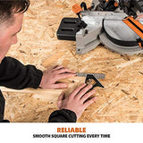 Evolution Power Tools R255SMSDB Sierra de inglete compuesta multimaterial de 10 pulgadas