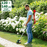 Bosch Home and Garden 06008C1D04 Bosch Rasentrimmer UniversalGrassCut 18V-26 (ohne Akku, sistema de 18 voltios, Schnittkreisdurchmesser: 26 cm, mango verstellbare im Karton)