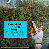 BLACK+DECKER LPHT120B Bare Max Lithium Ion Pole Hedge Trimmer, 20-Volt