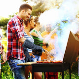 Guantes de soldadura de forja resistentes al calor de 144 pulgadas de cuero vacuno – manga larga y forro de parrilla aislado para soldador Tig/Mig/Barbacoa/Huevo Verde/Estufa Gris