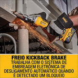 DEWALT Esmeriladora Angular Inalámbrica 4-1/2 Pulgadas 20V MAX* XR (Solo herramienta) DCG413B