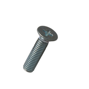 Tornillo Cabeza Plana  Phillips Metrico Galvanizado M2 x 6